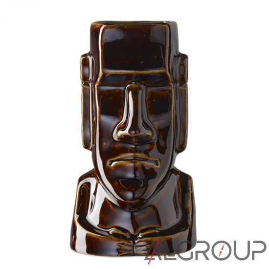 купить Стакан Тікі 500 мл, коричневий, Moai, Tiki Tropical, Urbanbar (Урбанбар)
