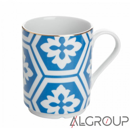 Чашка 345 мл, голубая, Morocco, Porland (Порланд) a002109