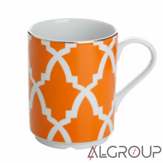 Чашка 345 мл, оранжевая, Morocco, Porland (Порланд) a002110