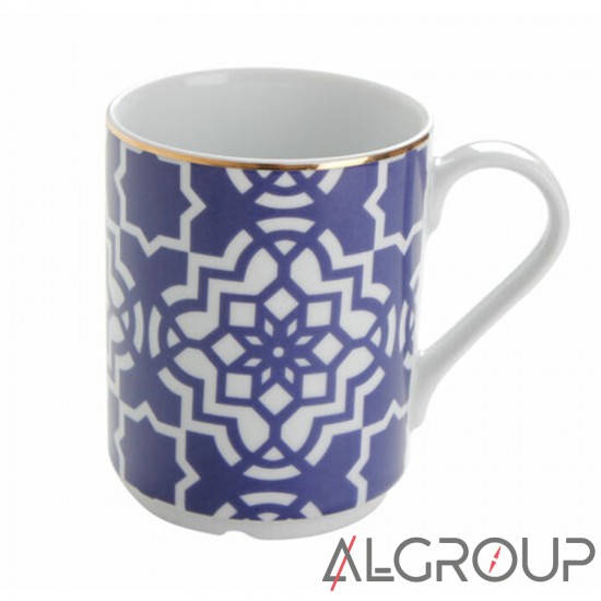 Чашка 345 мл, синяя, Morocco, Porland (Порланд) a002113