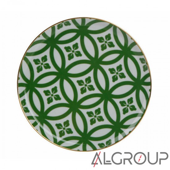 Тарелка 20 см зелёная, Morocco, Porland (Порланд), 162920 a002126