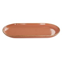Овальная тарелка 30 см оранжевая, Porland (Порланд), 118130
