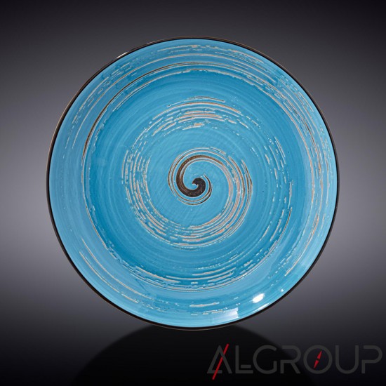 Тарелка плоская 20,5 см, Spiral Blue а002211