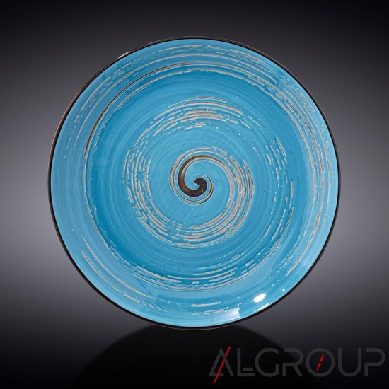 Тарелка плоская 23 см, Spiral Blue а002212