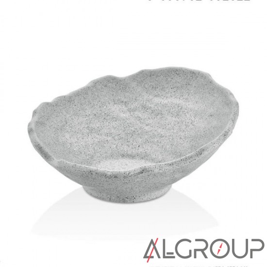 купить Тарілка для супу Granite Slanted 23,2 x 22,5 x 9,5 см сіра, Kulsan (Кюльсан)