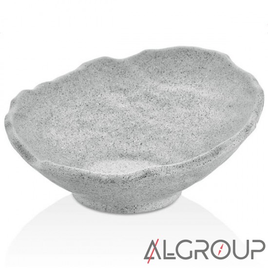 купить Тарілка для супу Granite Slanted 28,2 x 27,5 x 11,5 см сіра, Kulsan (Кюльсан)