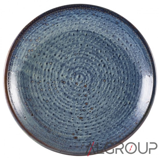 Тарелка глубокая 28 x h 5  см, Terra Porcelain Aqua Blue, GenWare DC-PBL28