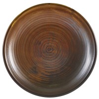 Тарелка глубокая 21 x h 3.5  см, Terra Porcelain Rustic Copper, GenWare