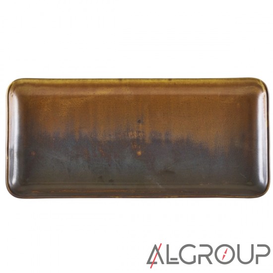 Блюдо прямоугольное 30х14 см, Terra Porcelain Rustic Copper, GenWare NR-PRC30