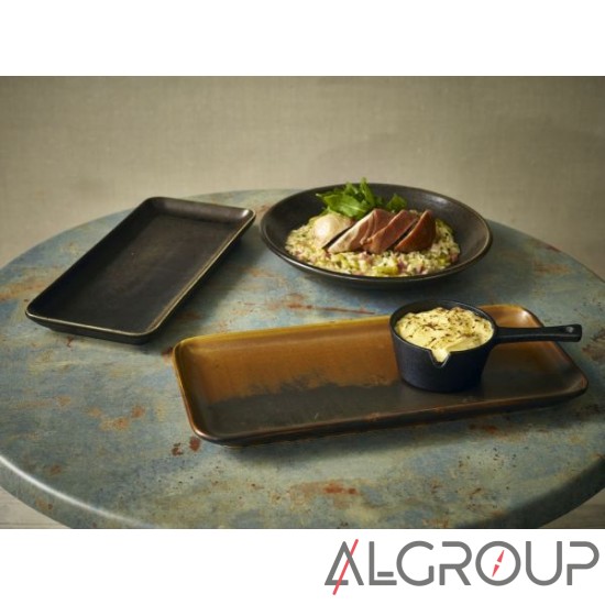 Блюдо прямоугольное 30х14 см, Terra Porcelain Rustic Copper, GenWare NR-PRC30