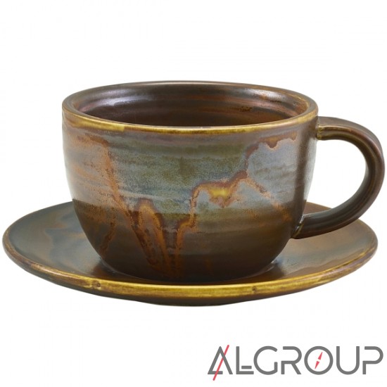 Чашка 285 мл, коричневая, Terra Porcelain Rustic Copper, GenWare CUP-PRC28