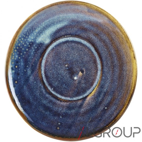 Блюдце 14.5 см, Terra Porcelain Aqua Blue, GenWare SCR-PBL14