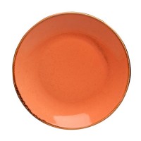 Тарелка 28 см оранжевая, Porland (Порланд), 187628