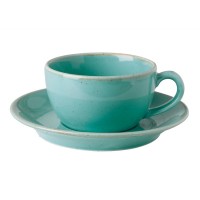 Чашка чайная 207 мл бирюзовая, Porland (Порланд), 322125