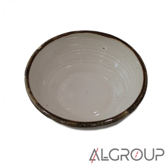Салатник 20 см, мрамор, ALG Stone Ceramics 9732-1