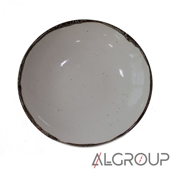 Салатник 26,5 см, мрамор, ALG Stone Ceramics 9733-1