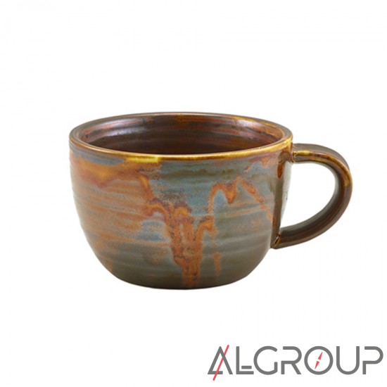 Чашка 220 мл, коричневая, Terra Porcelain Rustic Copper, GenWare CUP-PRC23
