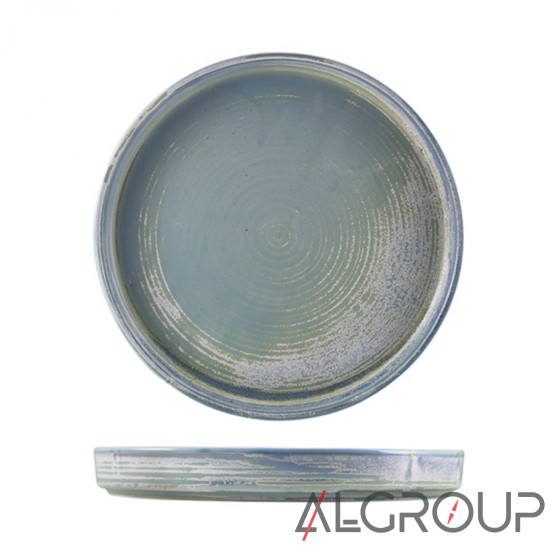 Тарелка презентационная с бортиком 26хh 3.3 см, Terra Porcelain Seafoam, GenWare PR-PSF26