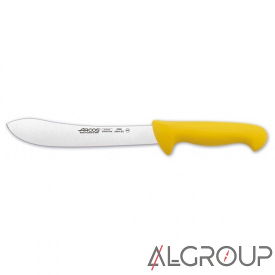Нож мясника 200 мм, желтый 620
