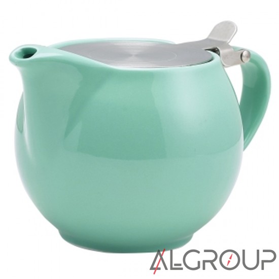 купить Чайник 500 мл, зеленый с фильтром и крышкой, Color Tea, GenWare