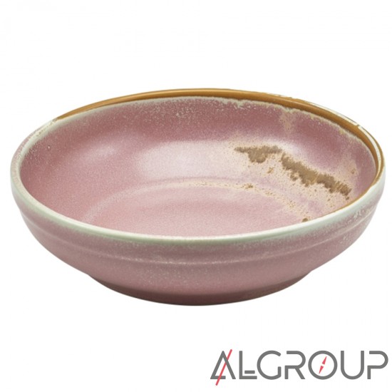Миска круглая 1 л, 20 х 5,3 см, Terra Porcelain Rose Pink, GenWare CB-PRS20