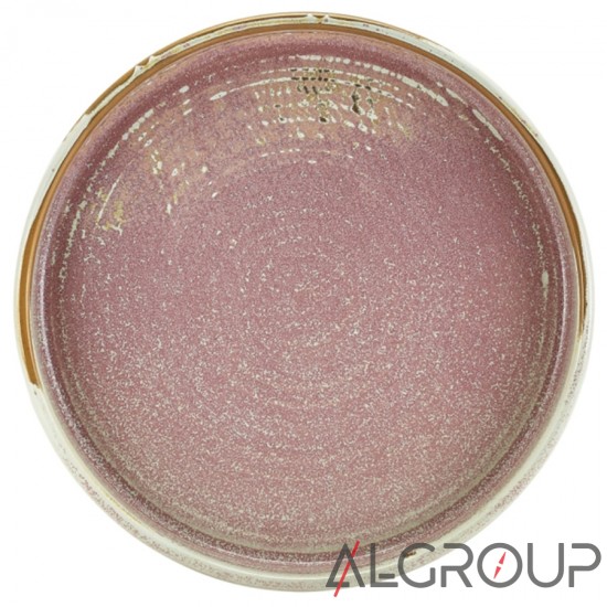 Тарелка с бортиком 18хh 2.6 см, Terra Porcelain Rose Pink, GenWare PR-PRS18