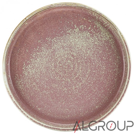 Тарелка с бортиком 21хh 2.9 см, Terra Porcelain Rose Pink, GenWare PR-PRS21