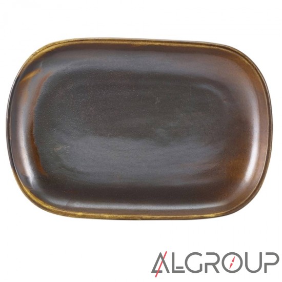 Блюдо прямоугольное 29x19.5 см, Terra Porcelain Rustic Copper, GenWare RP-PRC29