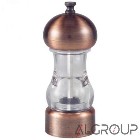 купить Мельница для соли и перца, 14 см, акрил/античная медь, GenWare